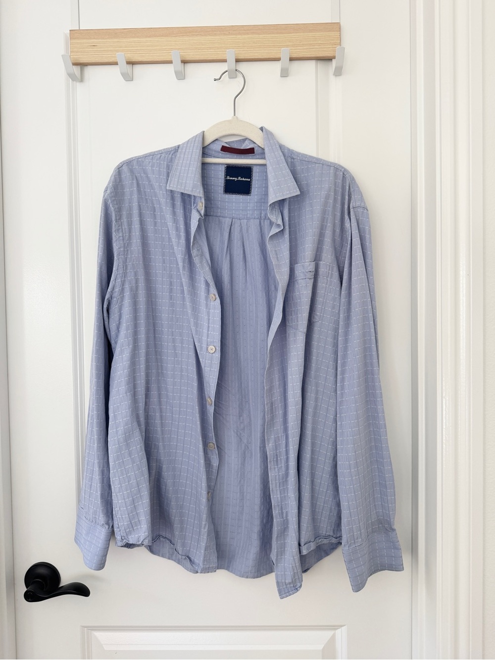 Tommy Bahama Light Blue Long-Sleeve Button-Up Shirt